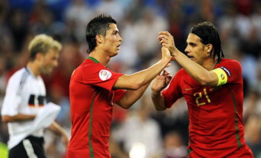 2008年欧洲杯四分之一决赛：葡萄牙VS德国，激情冷静的对决