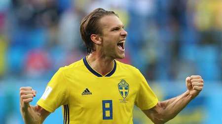 2016年欧洲杯上的埃克达尔：瑞典的中场铁闸