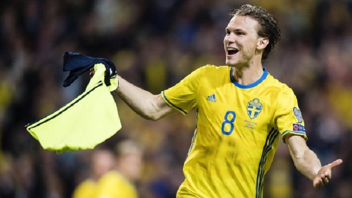 2016年欧洲杯上的埃克达尔：瑞典的中场铁闸