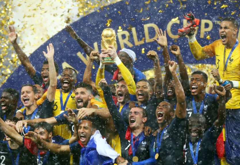 18年世界杯冠军：法国队捧杯之路