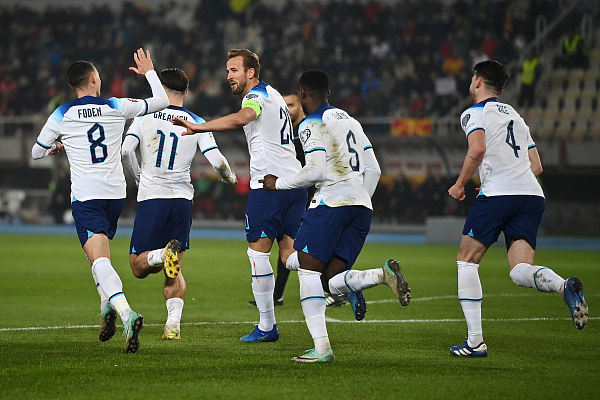 英格兰防守稳固，连续五场欧洲杯小组赛零封对手